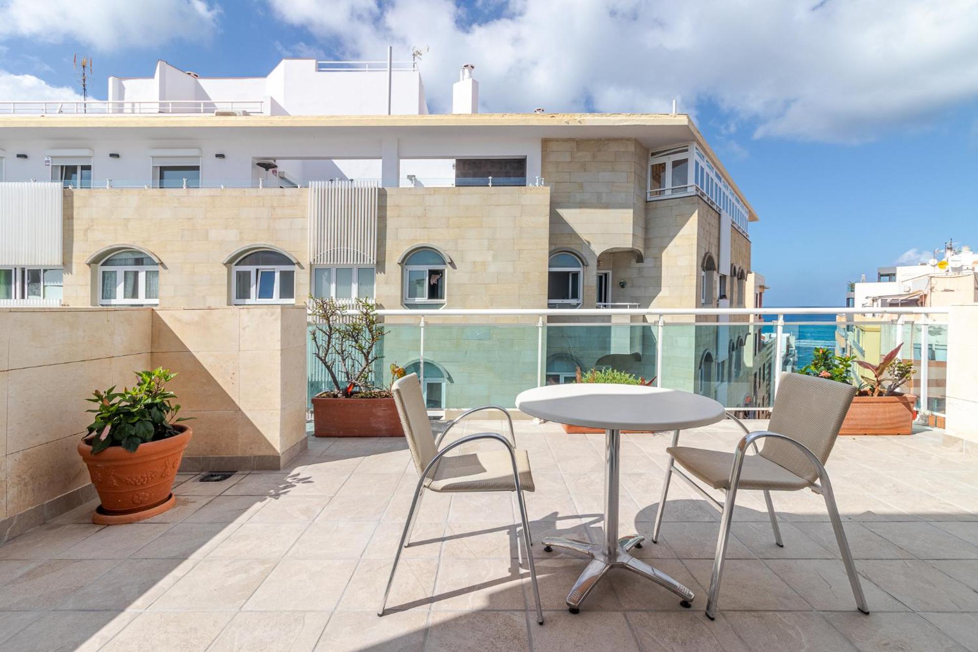 Espectacular Atico Con Terraza A 50 Mt Playa Canteras ลาสปัลมาส เด กรานคานาเรีย ภายนอก รูปภาพ